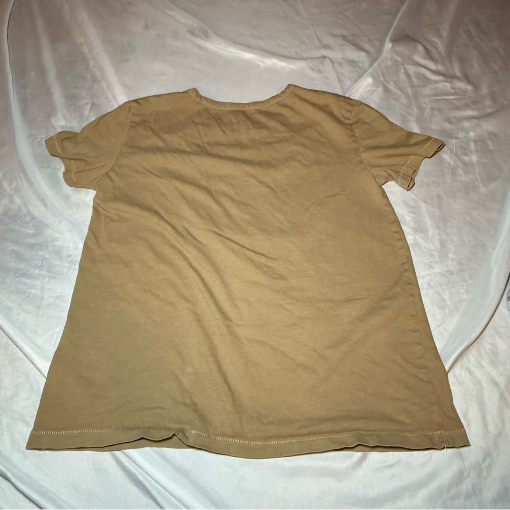 GAP Women's Tan Short Sleeve Tee - Picture 2 of 5
